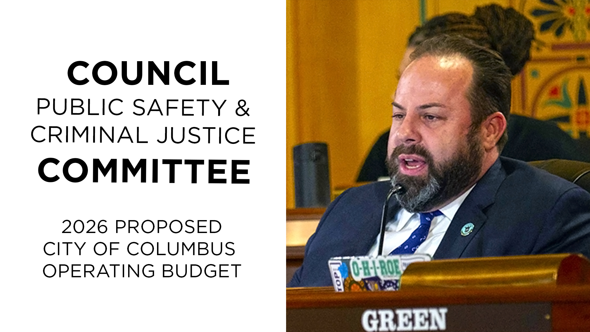 2026 Proposed City of Columbus Budget:  Public Safety & Criminal Justice