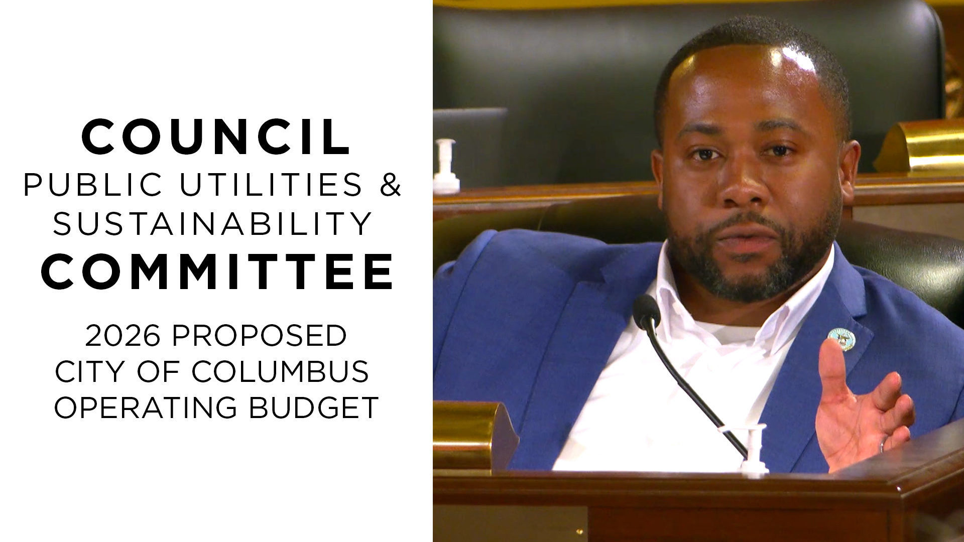 2026 Proposed City of Columbus Budget: Public Utilities & Sustainability