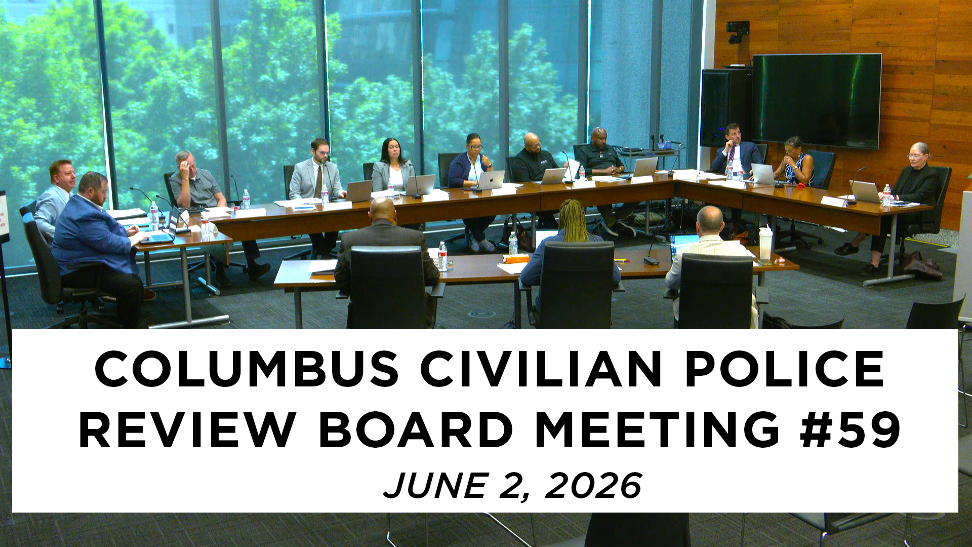 Columbus Civilian Police Review Board Meeting LIVE