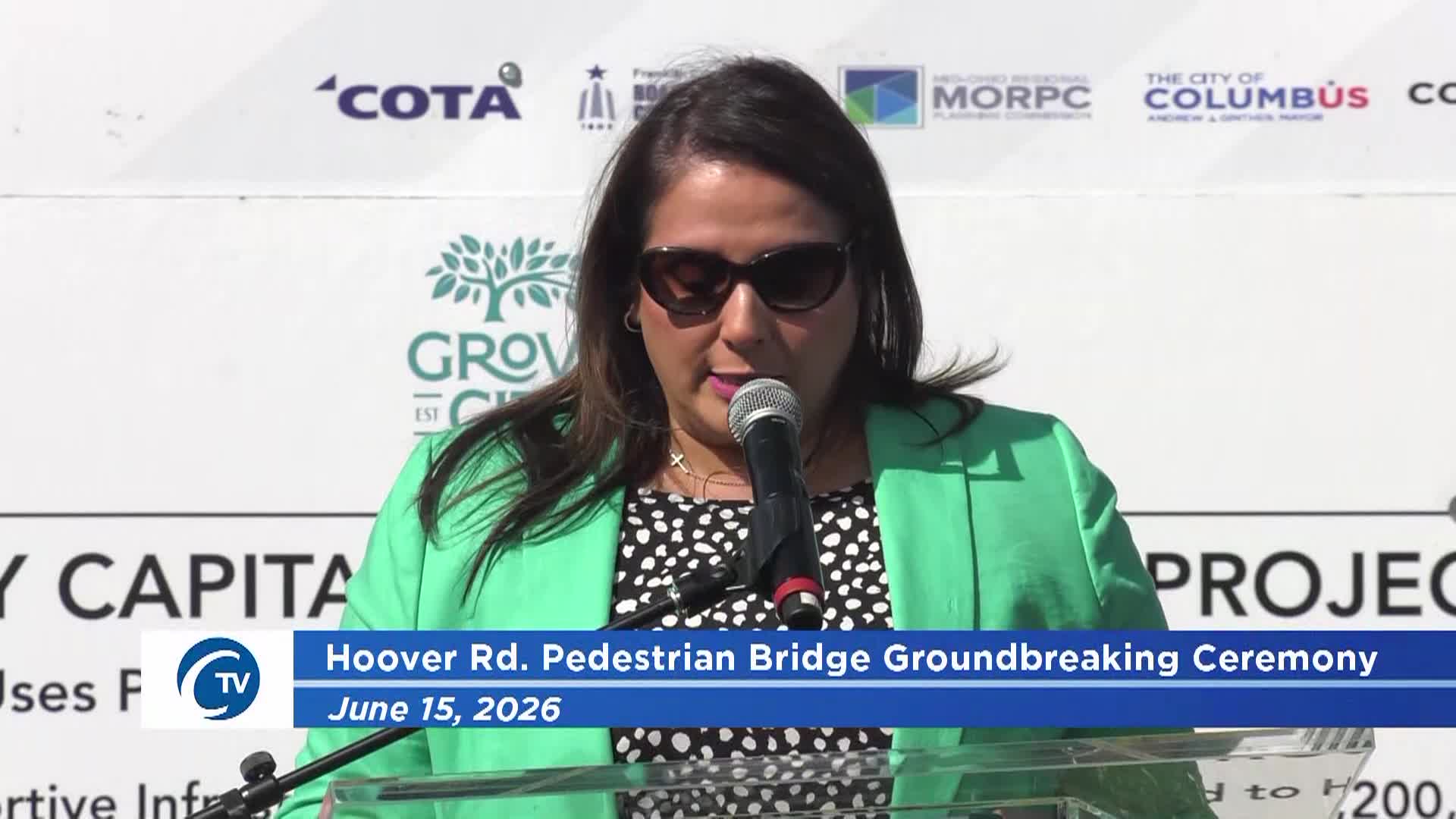Press Conference:  Hoover Road Pedestrian Bridge Groundbreaking