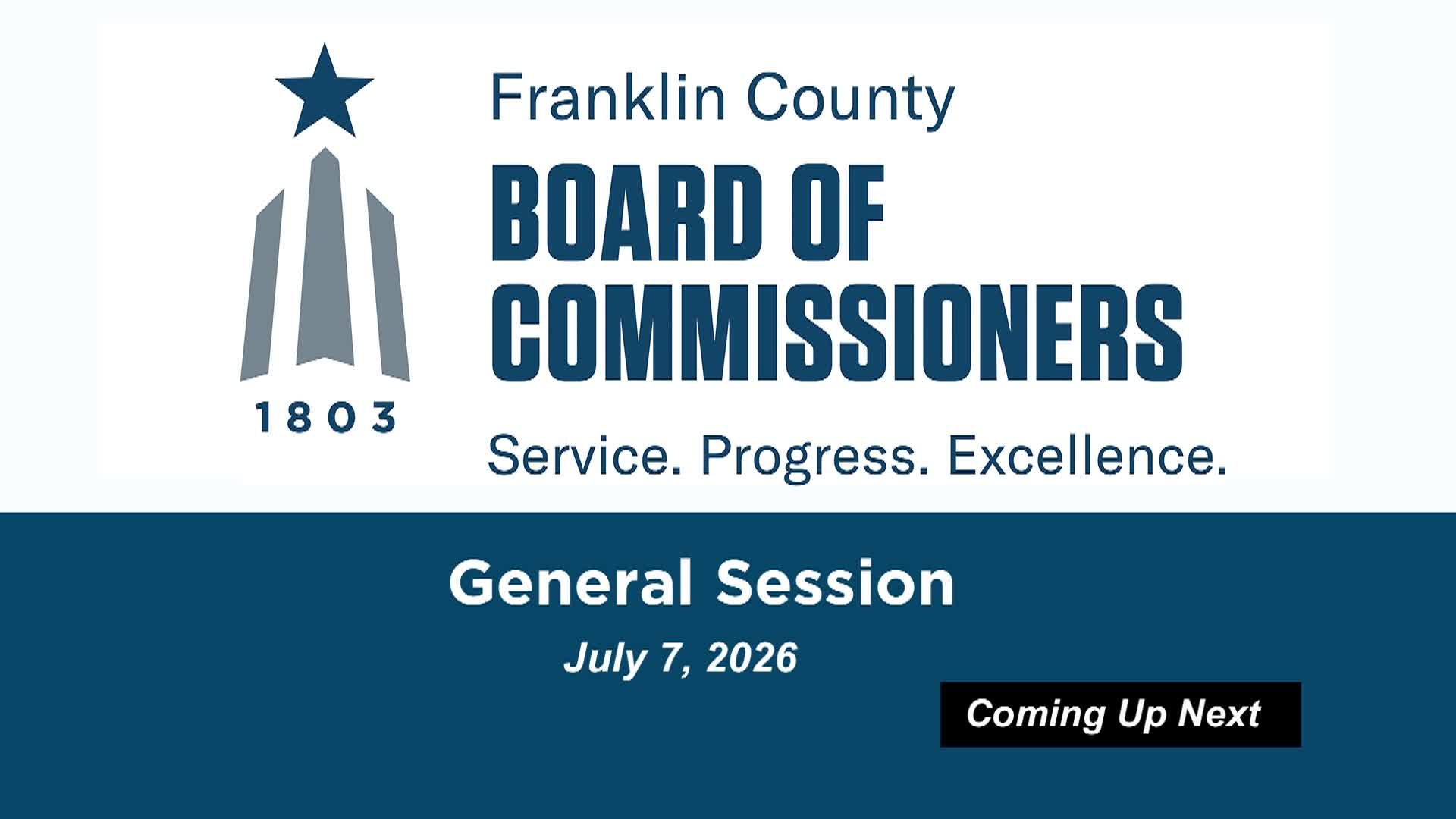 Franklin County Commissioners 7/7/26