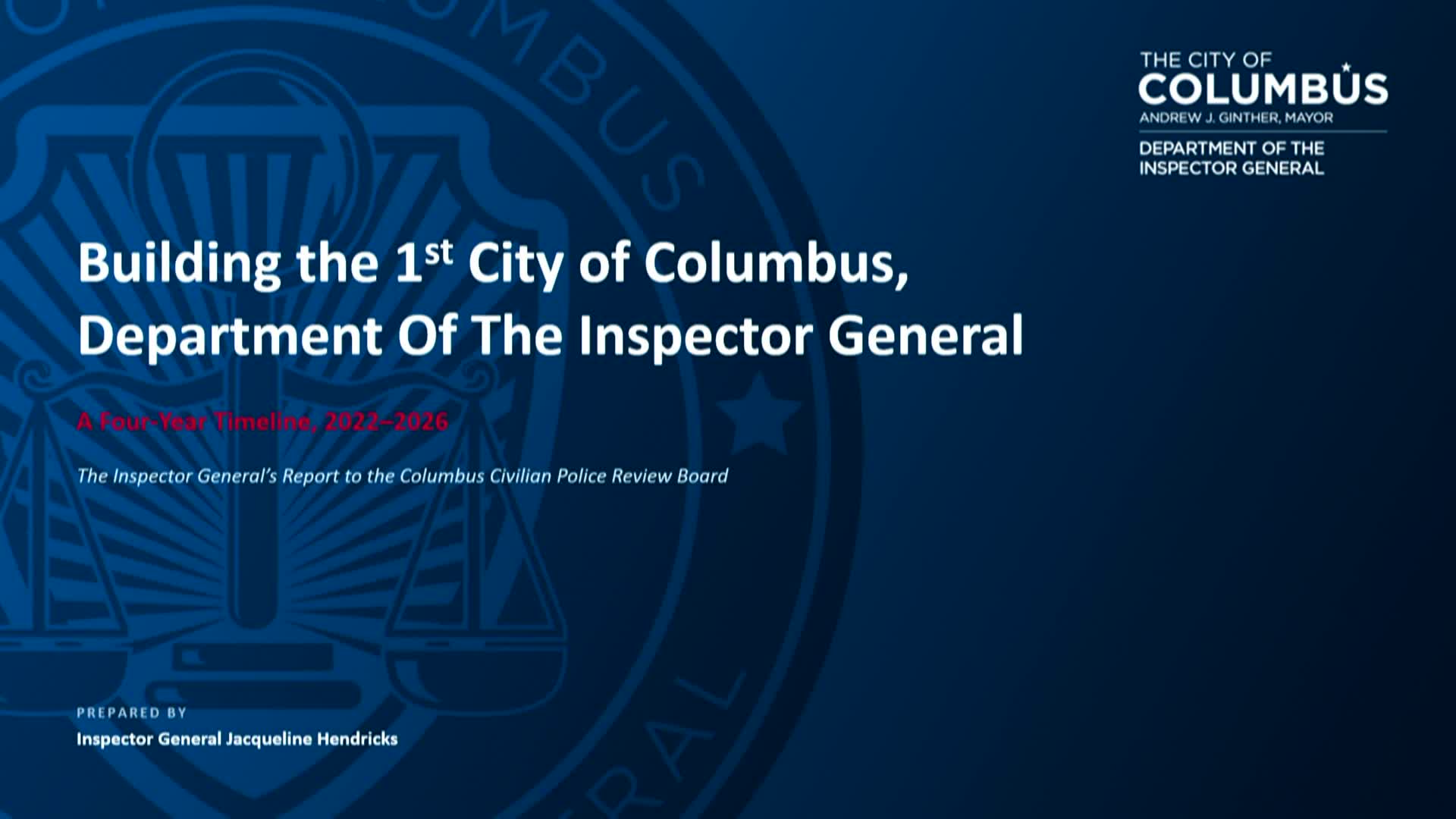 Columbus Civilian Review Board  9/1/26